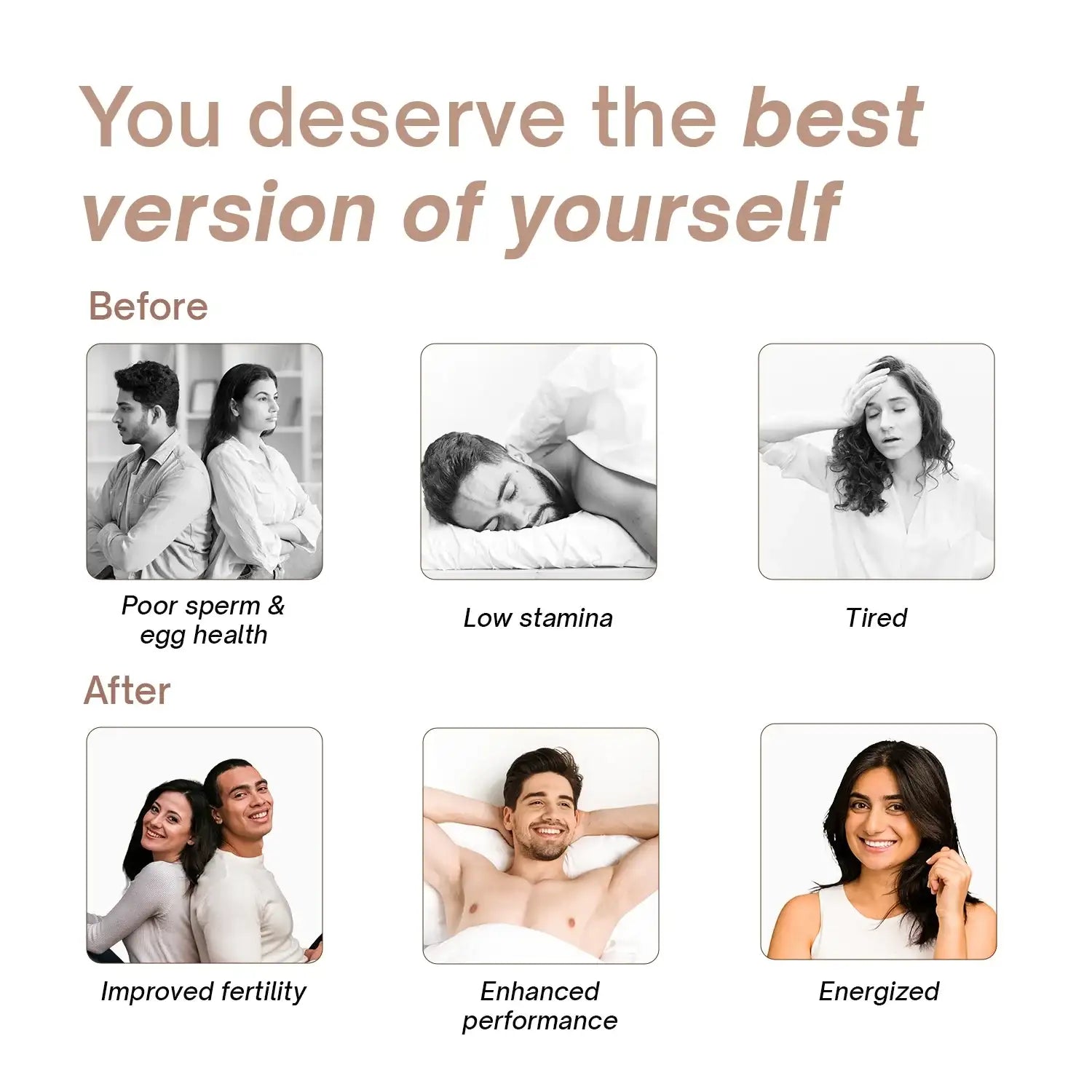 Fertility and energy transformation before and after