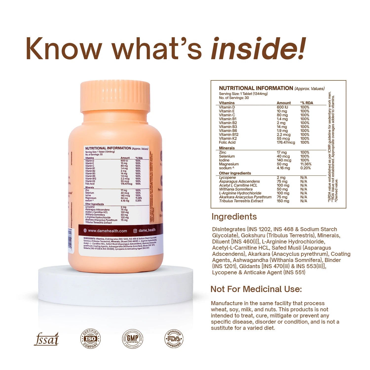 Men's Fertility Boost I Men's Complete Care Multivitamin