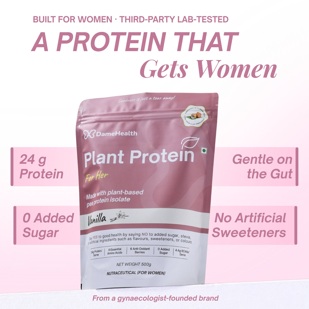 Plant Protein l All Natural Protein for Women