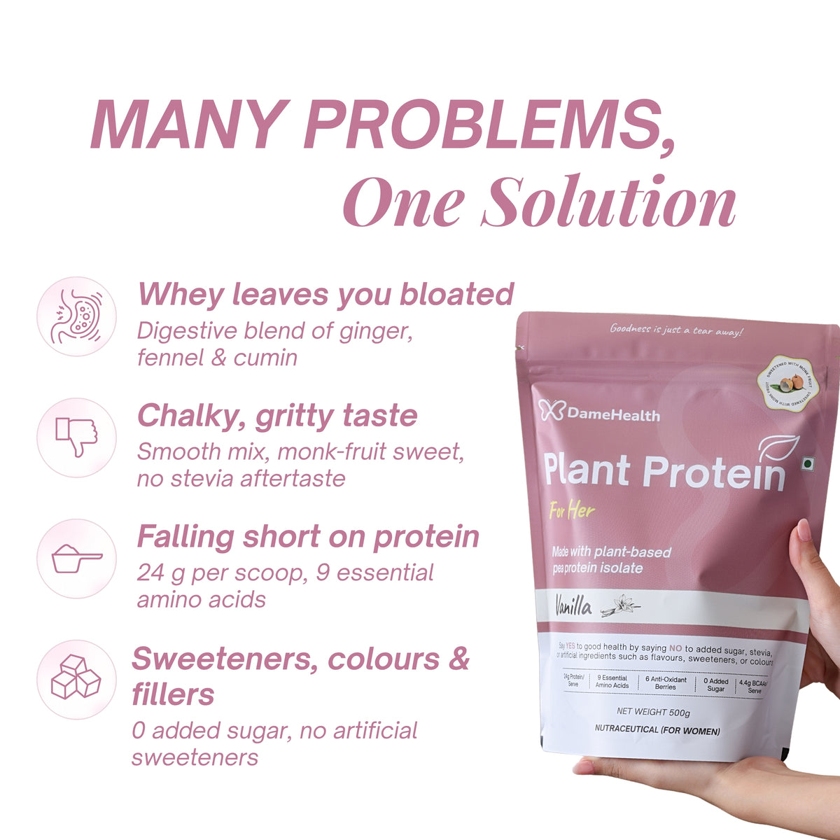 Plant Protein l All Natural Protein for Women