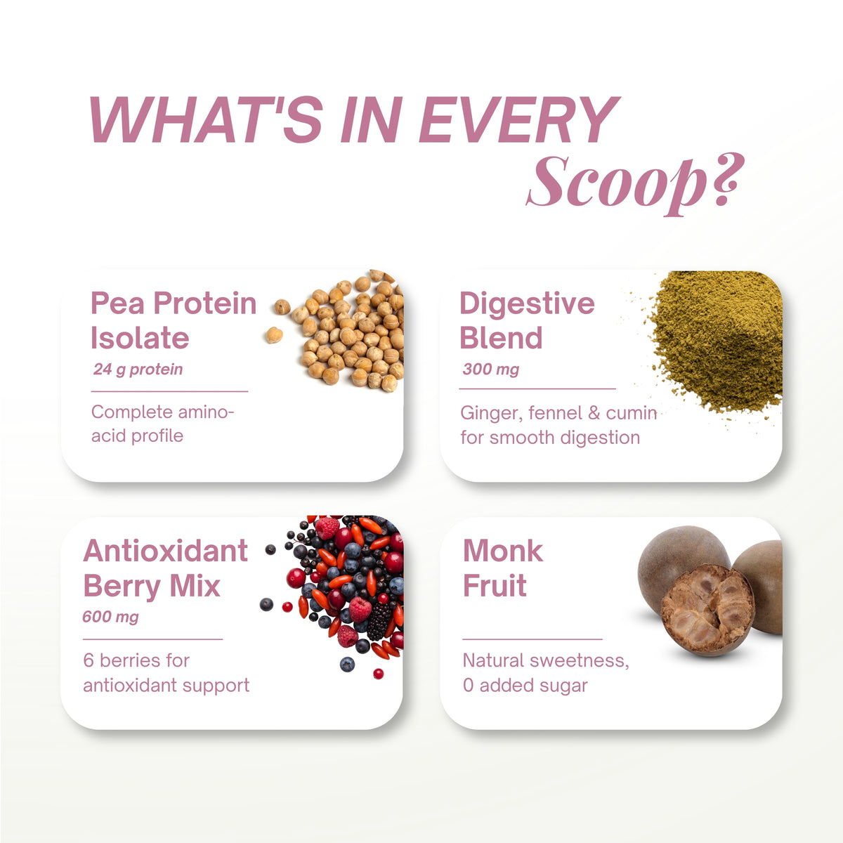 Plant Protein l All Natural Protein for Women