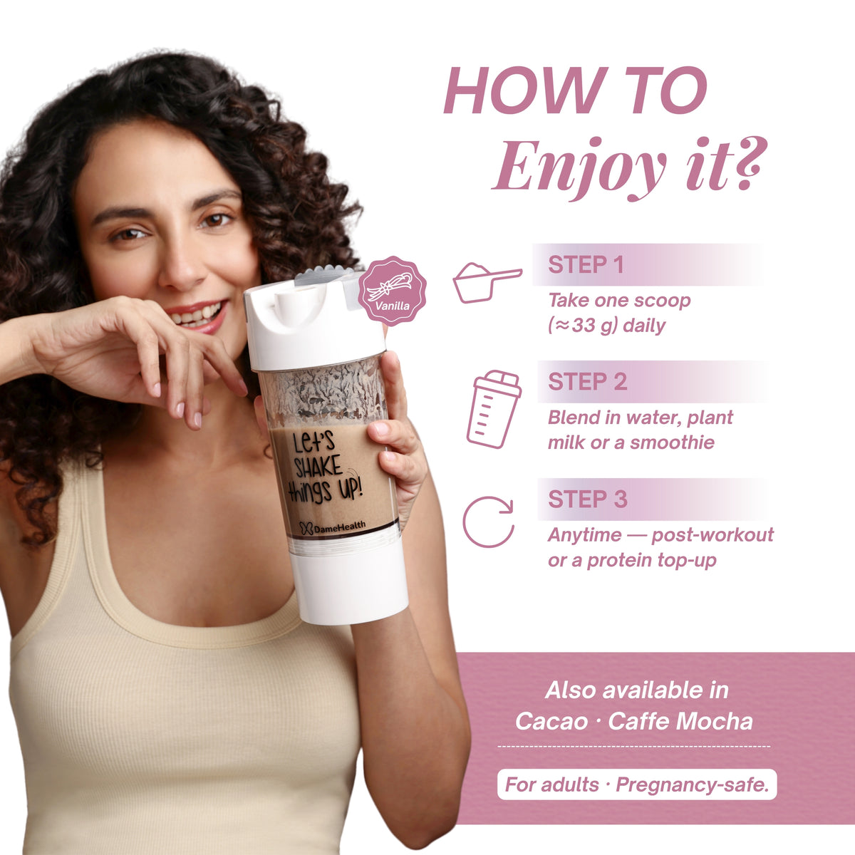Plant Protein l All Natural Protein for Women
