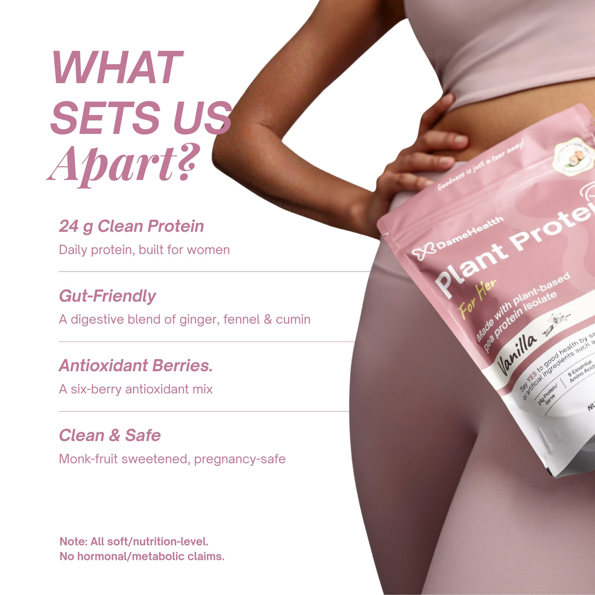 Plant Protein l All Natural Protein for Women