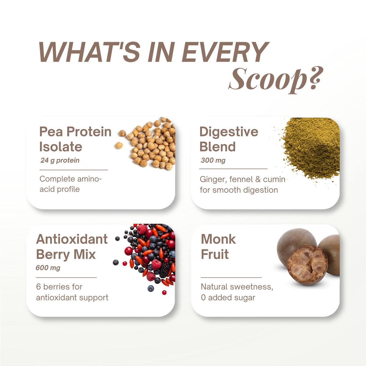 Plant Protein l All Natural Protein for Women