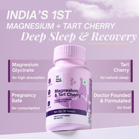 Magnesium & Tart Cherry | Essential Multivitamin for Stress, Sleep & Muscle Health