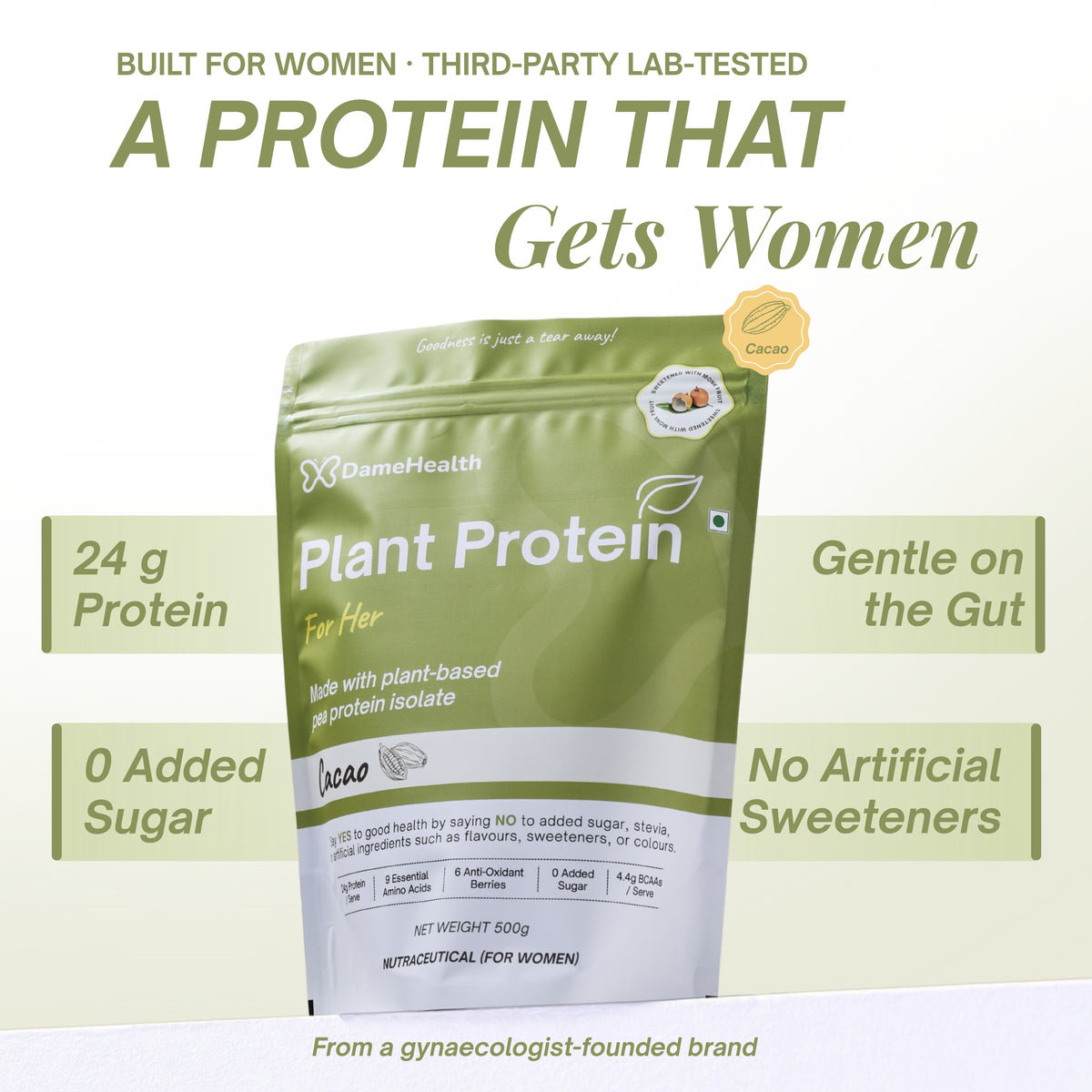Plant Protein l All Natural Protein for Women