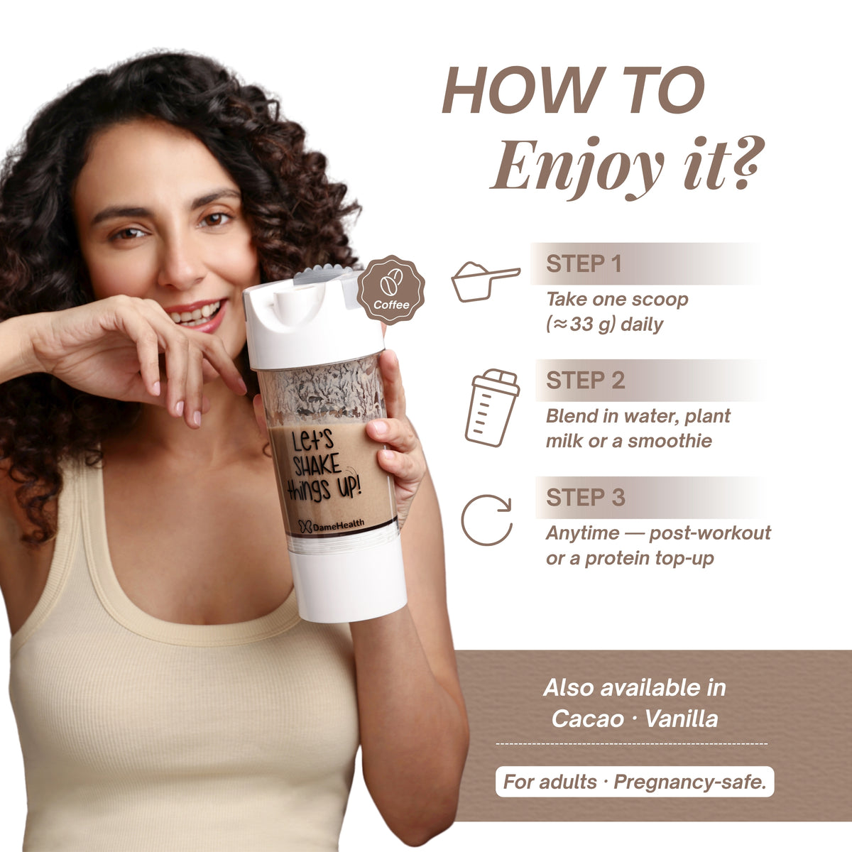 Plant Protein l All Natural Protein for Women