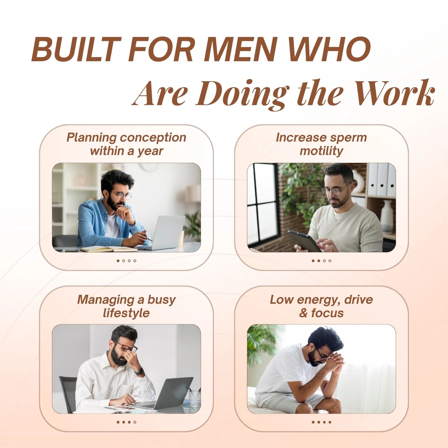 Men's Fertility Boost I Men's Complete Care Multivitamin
