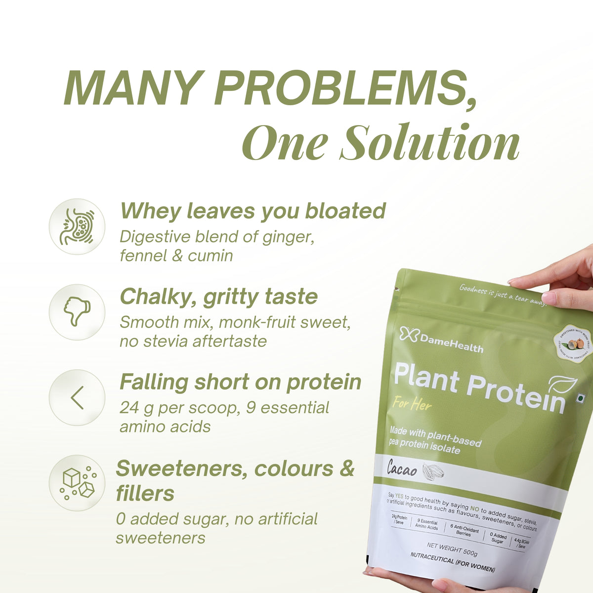 Plant Protein l All Natural Protein for Women
