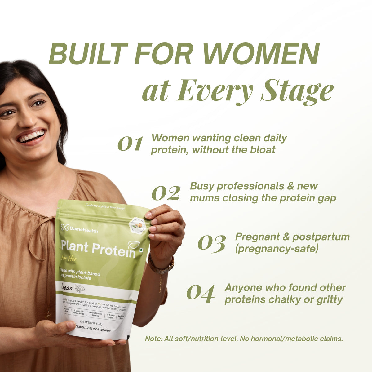 Plant Protein l All Natural Protein for Women