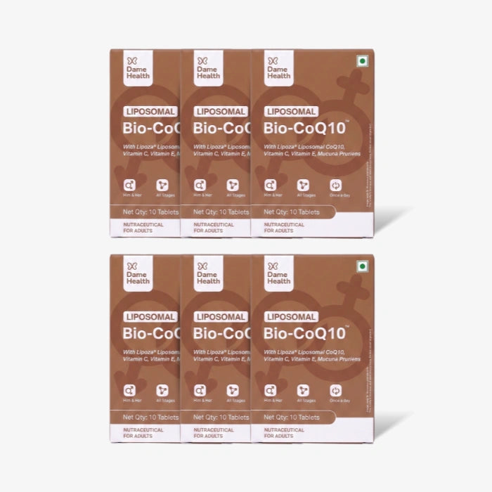 Liposomal Bio-CoQ10 | India's Most Bioavailable CoQ10 for Egg & Sperm Quality