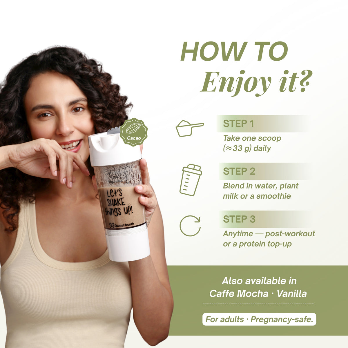 Plant Protein l All Natural Protein for Women
