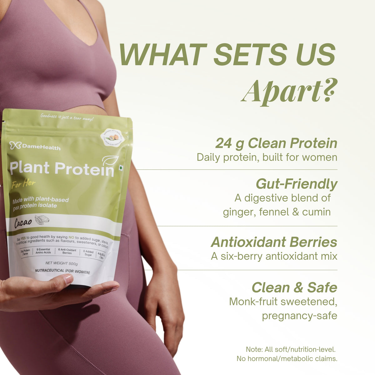 Plant Protein l All Natural Protein for Women