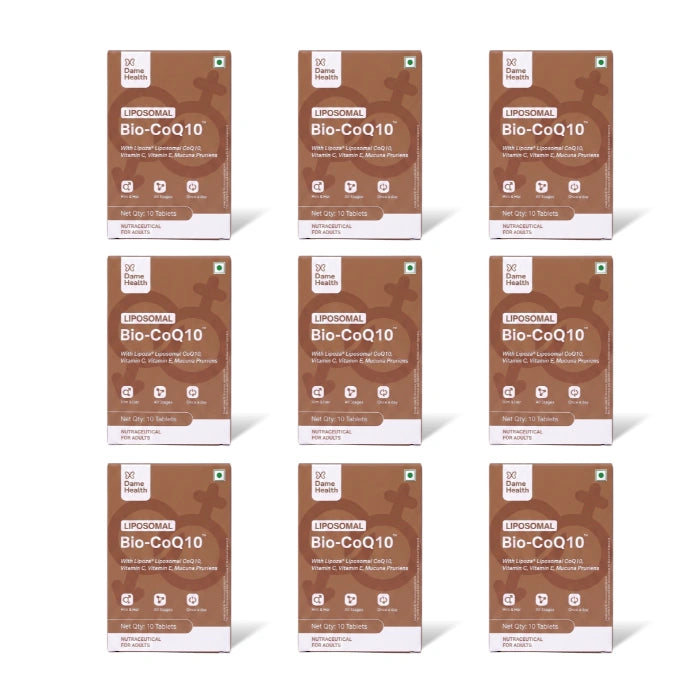 Liposomal Bio-CoQ10 | India's Most Bioavailable CoQ10 for Egg & Sperm Quality
