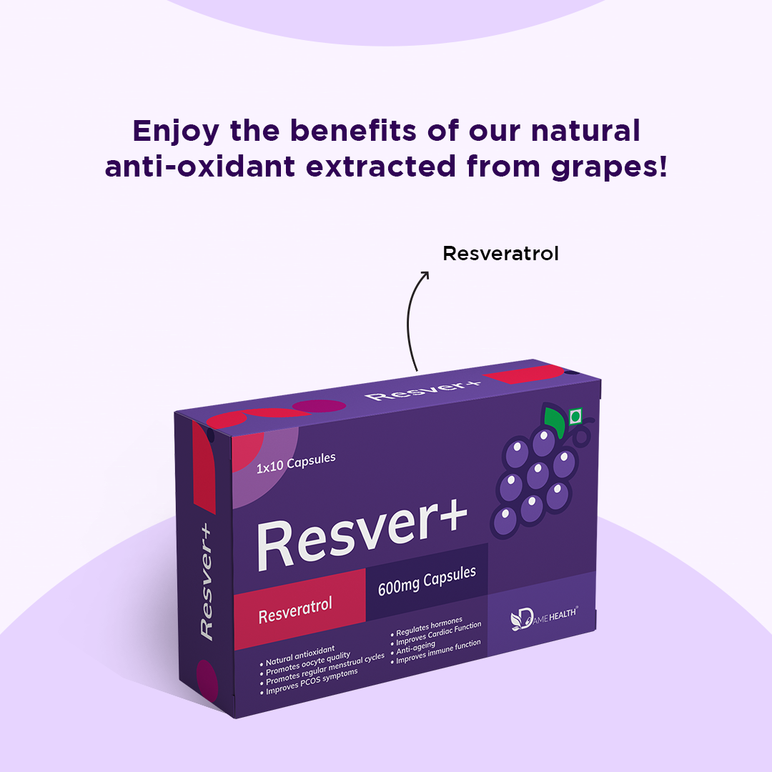 Resver I Natural Antioxidant for PCOS and Menopause Relief