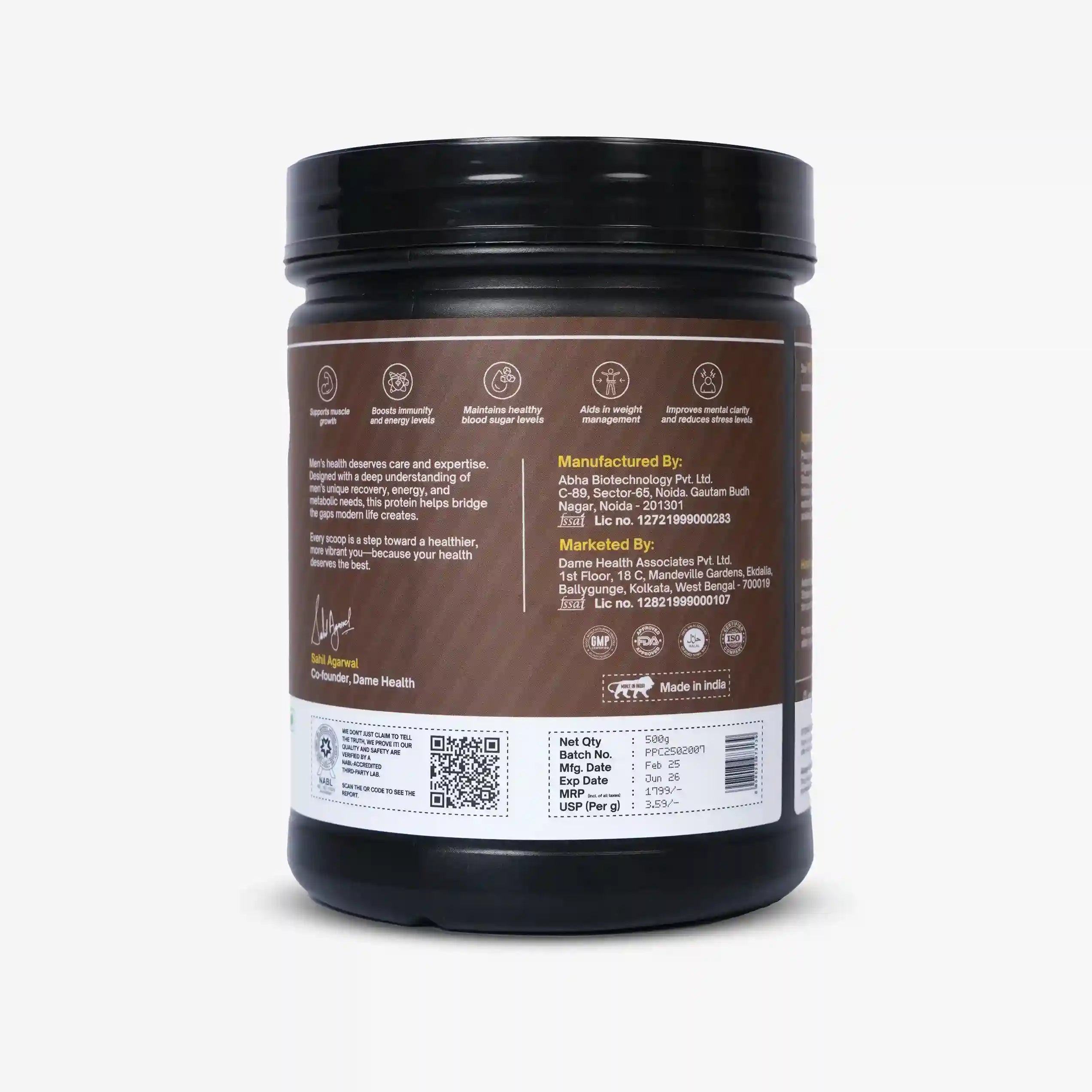 Plant Protein l All Natural Protein for Men