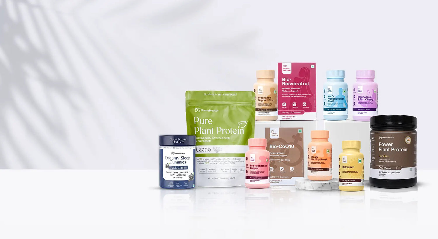 DameHealth Product Range